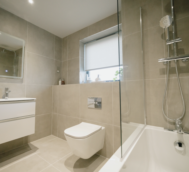 Bathroom of a Willow View Apartment